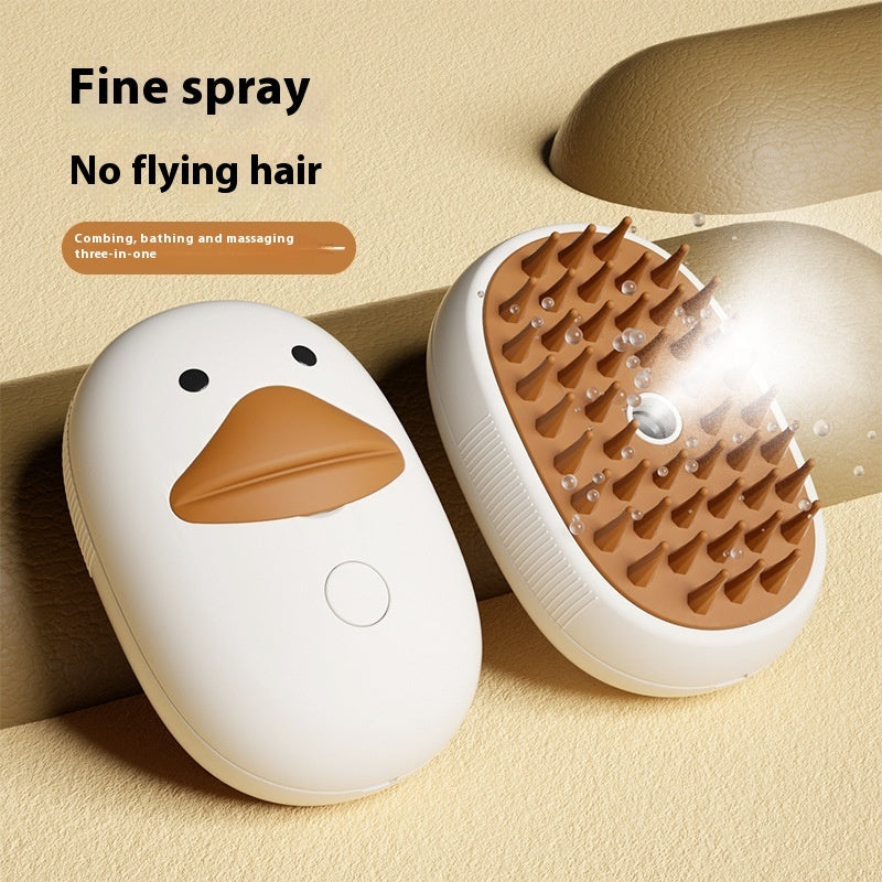 Cute Duck Pet Steam Brush