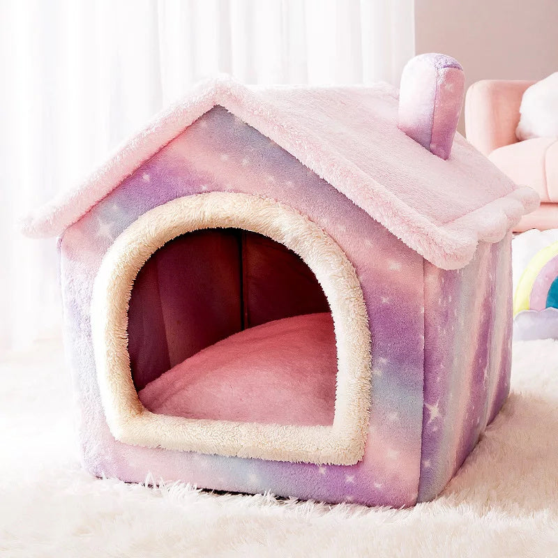 Teddy Cottage Pet House Bed