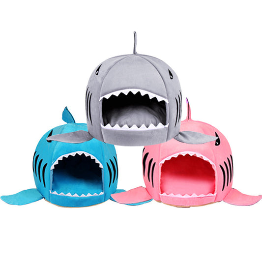 Shark Attack Pet Dog Cat Bed