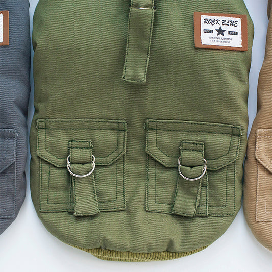 Army Winter Dog Coat