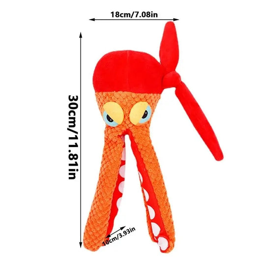 Karate Octopus Squeaky Toy