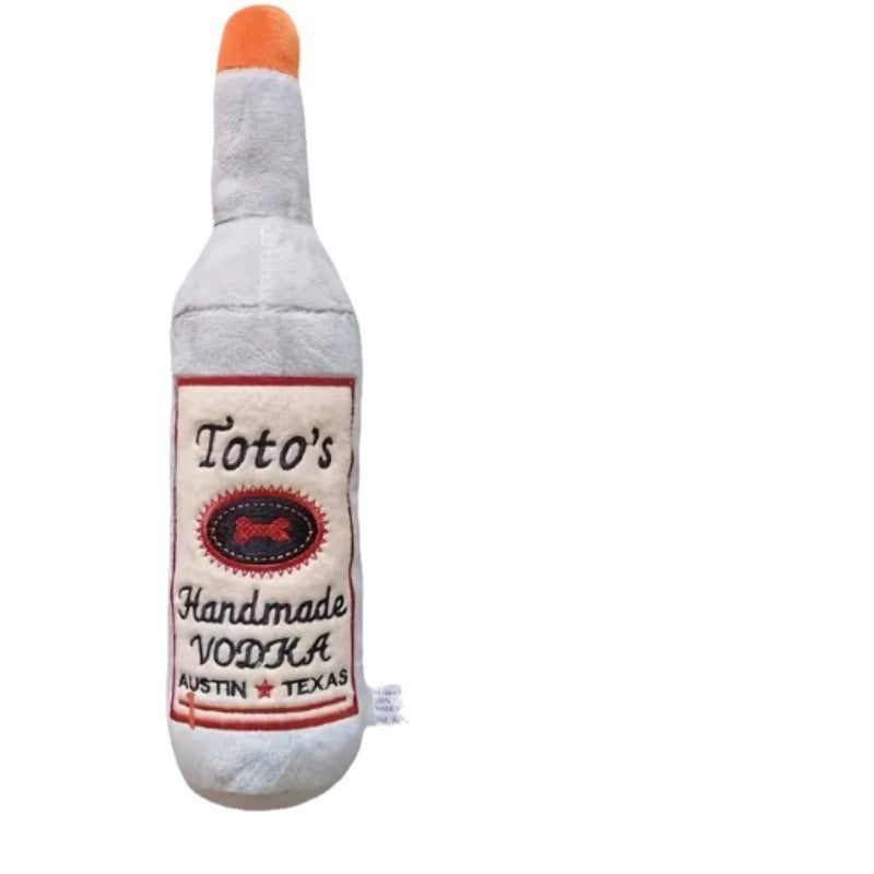 Funny Bottle Dog toy .
