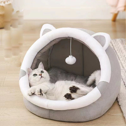 Cushion Cat Cave Bed