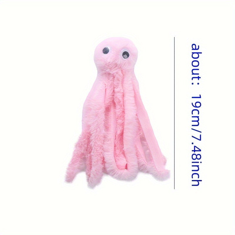 Fuzzy Cartoon Octopus