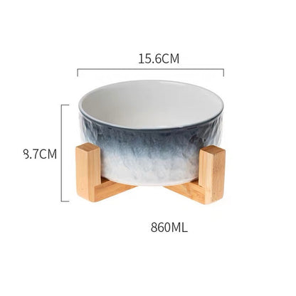 Bohemian Ceramic Pet Bowl