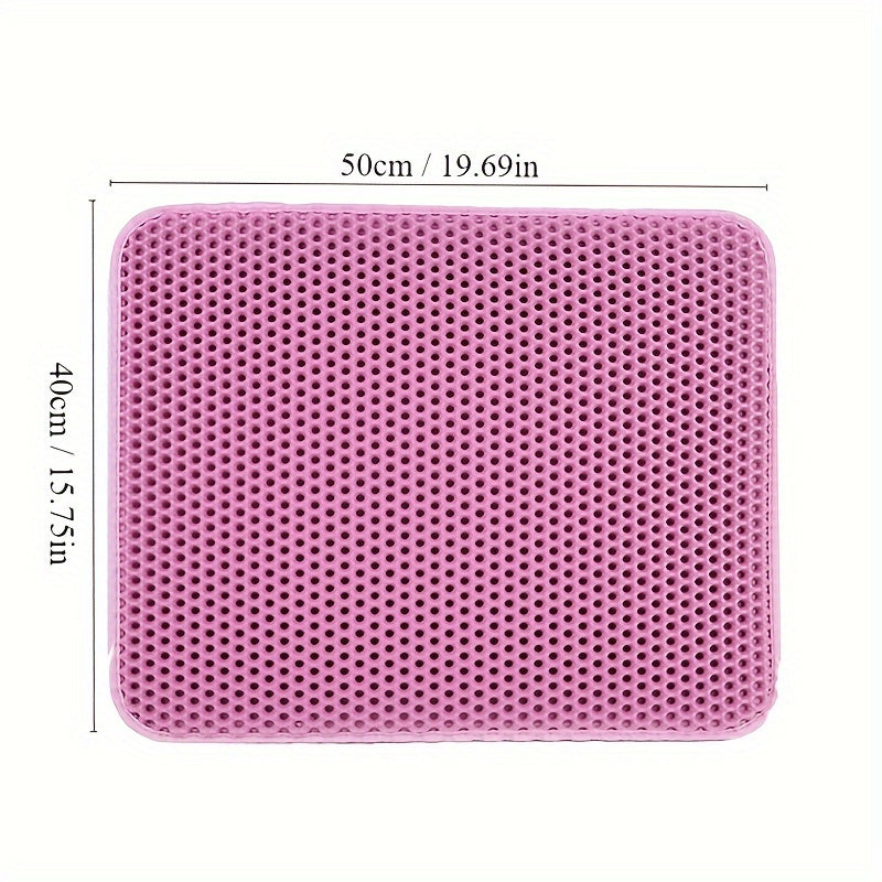 Double Layer Waterproof Cat Litter Trapping Mat