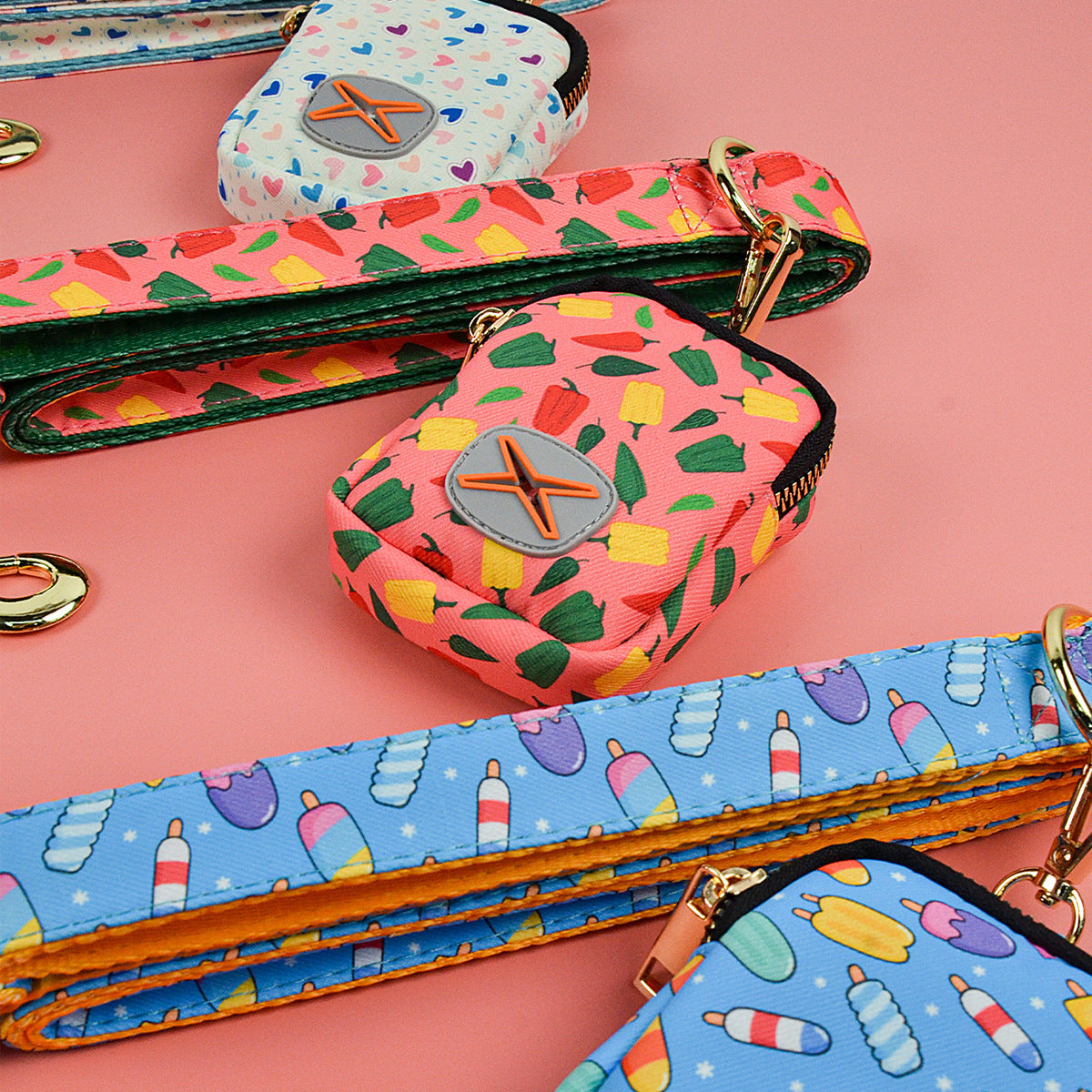 Cute Poop 💩 Bag, Leash & Collar set