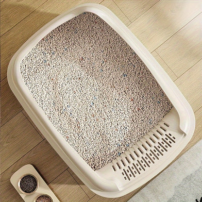 Extra-Large Semi-Enclosed Cat Litter Box
