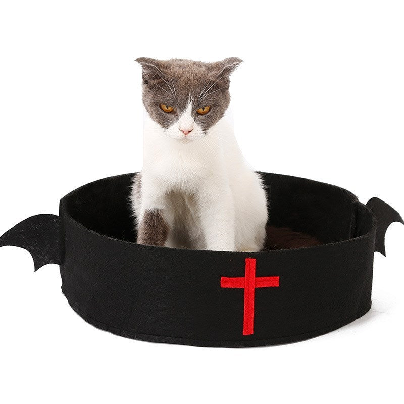 Goth Kitty Pet Bed