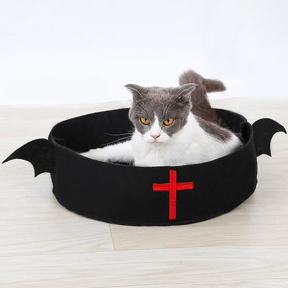 Goth Kitty Pet Bed