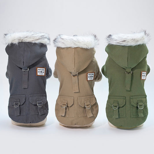 Army Winter Dog Coat