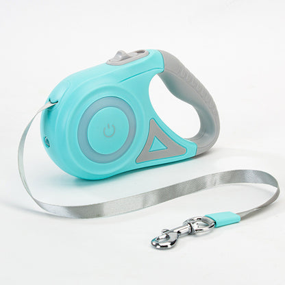 Retractable Leash And Dog Collar Spotlight traction
