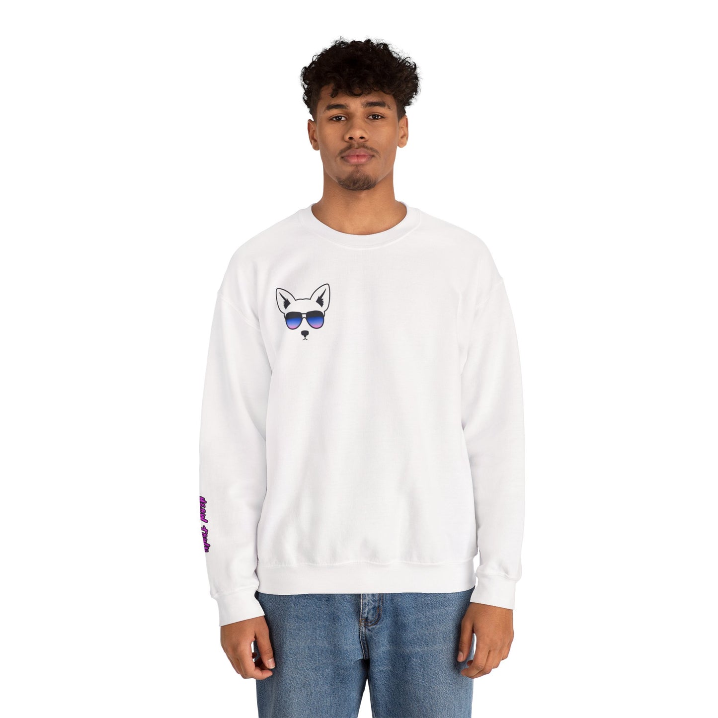 Meowtown The Bark Label -Cool Dog Crewneck