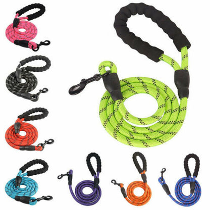 Reflective Nylon Braided Traction Rope Dog