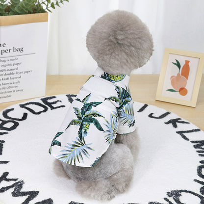 Vacation Button Up Dog Shirt