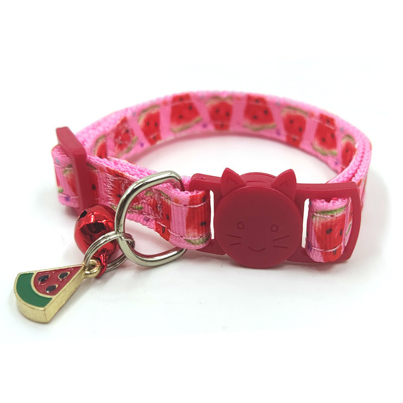 Printed Bell Cat Collar