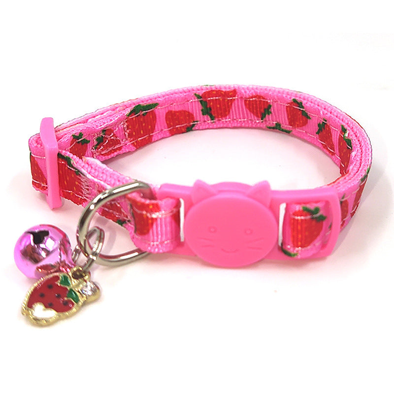 Printed Bell Cat Collar