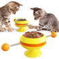 Rotatable Catnip Interactive Training toy