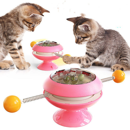 Rotatable Catnip Interactive Training toy