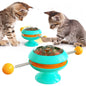 Rotatable Catnip Interactive Training toy