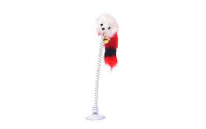 Spring Mouse Suction Toy
