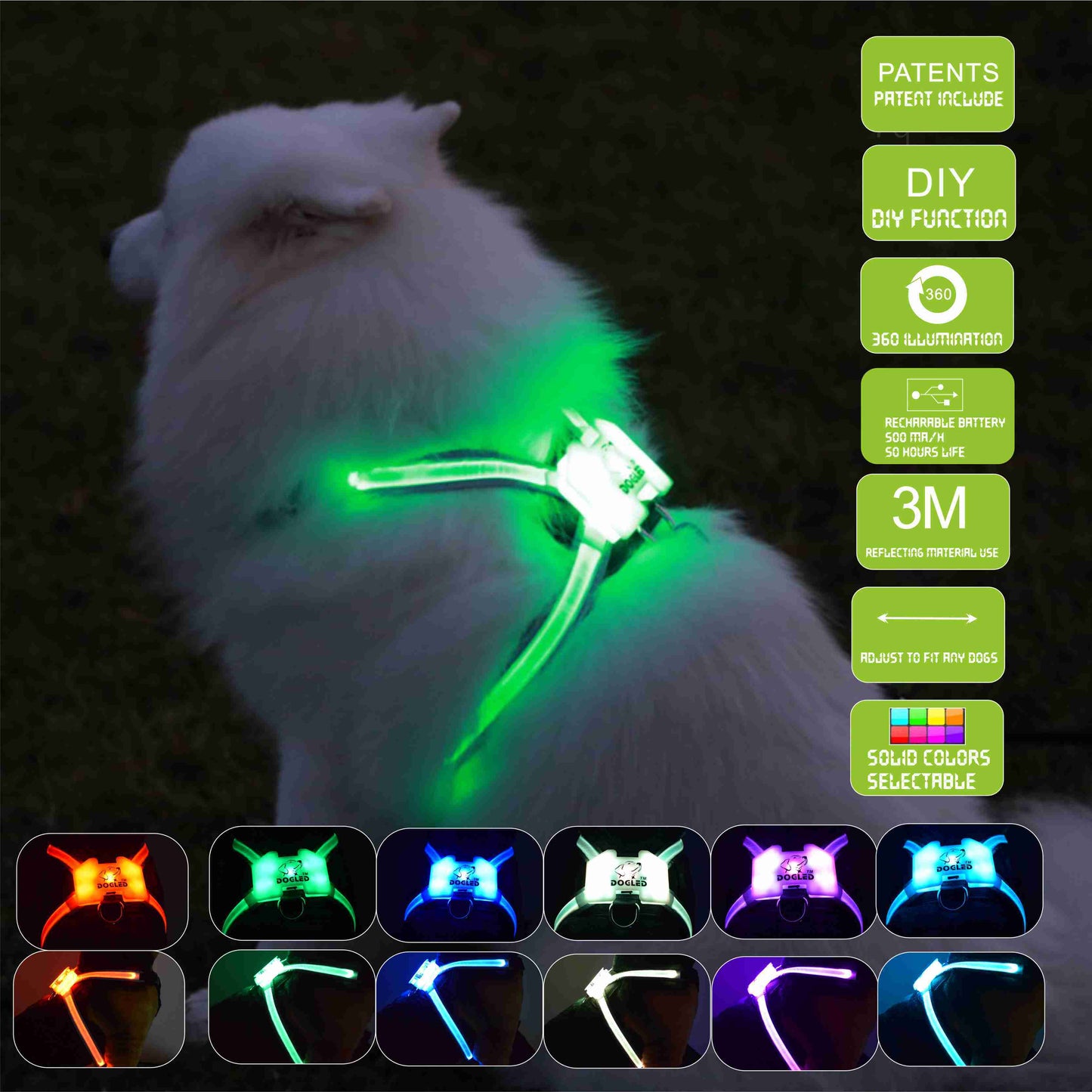 Teddy Pack Light Up Harness