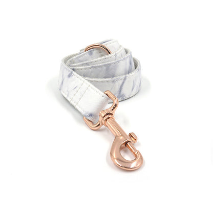 Marble Luxe Leash & Collar Set