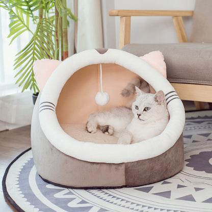 Cushion Cat Cave Bed
