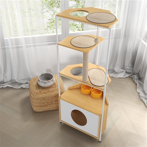Sleek Corner Cat Tower