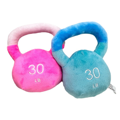 30lb Soft Plush Kettlebell Dog Toy