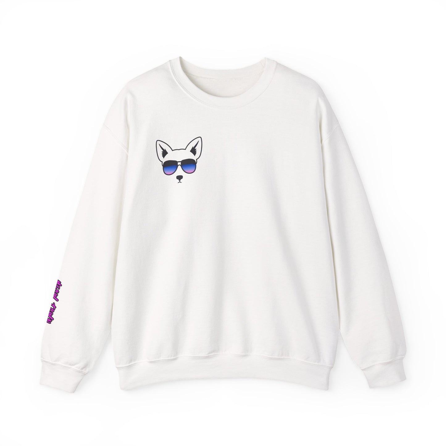 Meowtown The Bark Label -Cool Dog Crewneck