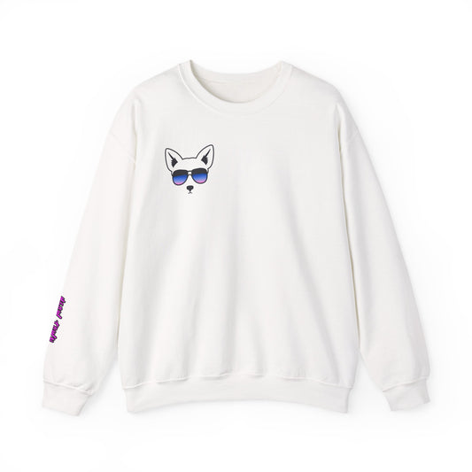Meowtown The Bark Label -Cool Dog Crewneck