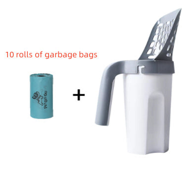 Large Capacity Integrated Cat Litter Scoop