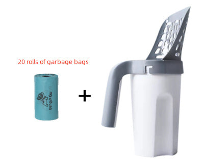 Large Capacity Integrated Cat Litter Scoop