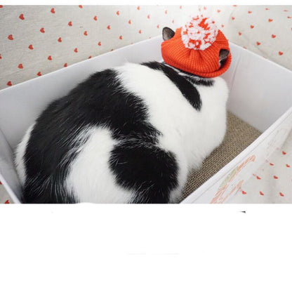 Red Festive Cat Beanie