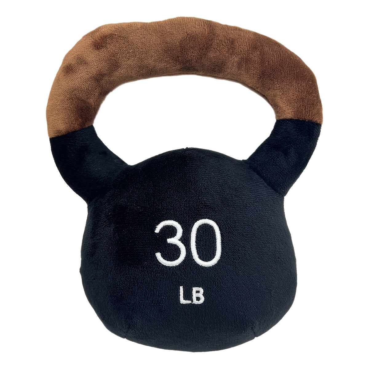 30lb Soft Plush Kettlebell Dog Toy