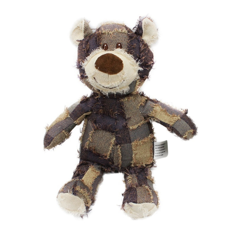 Patchy Dog Toy Bear