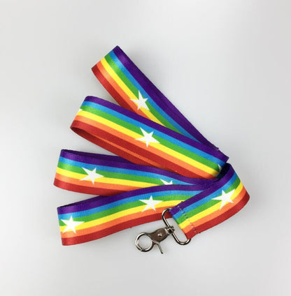 Rainbow dog leash and harness