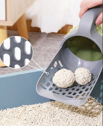 Large Capacity Integrated Cat Litter Scoop