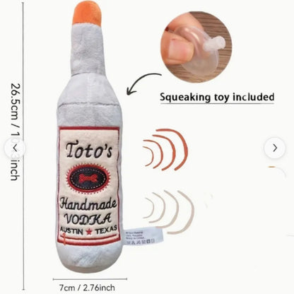 Funny Bottle Dog toy .