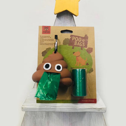 Poop Emoji Doggy Bag Holder