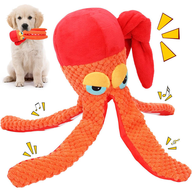 Karate Octopus Squeaky Toy