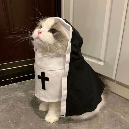 Nun Pet Costume
