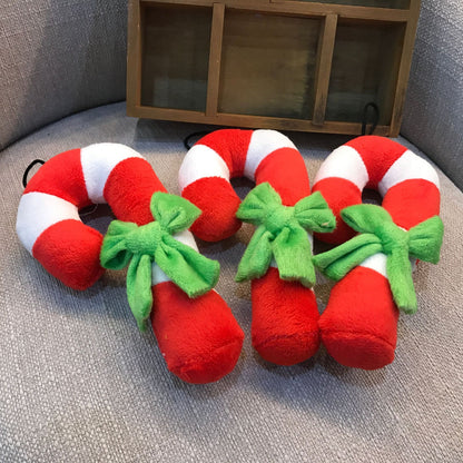 Christmas Candy Cane pet toy