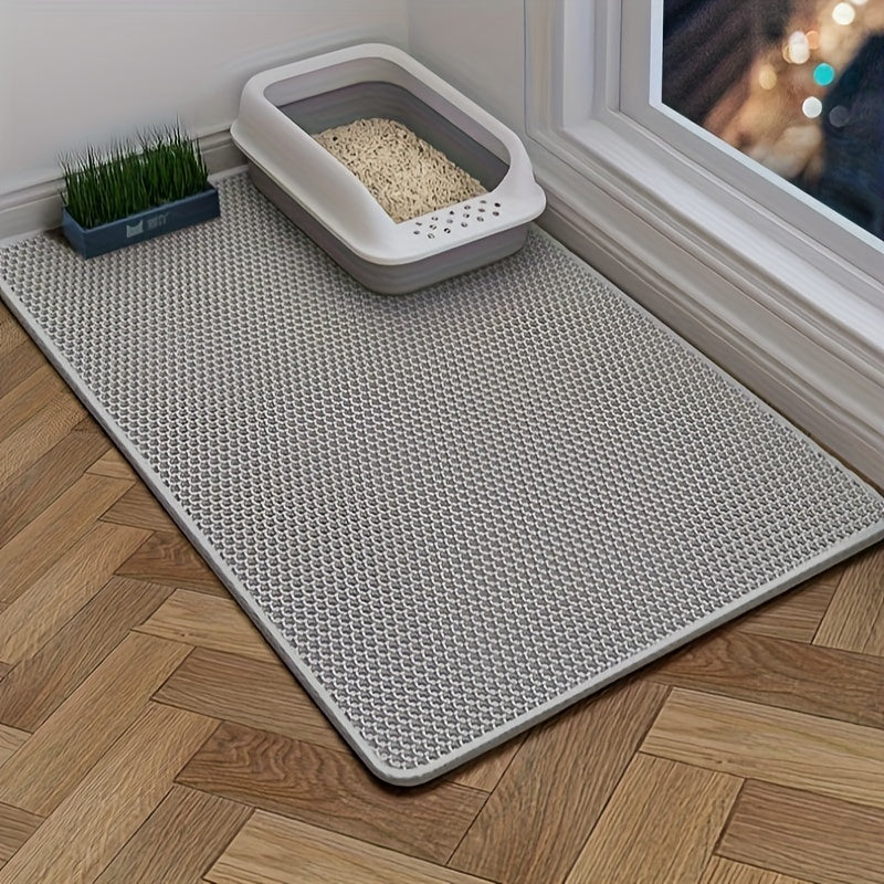 Double Layer Waterproof Cat Litter Trapping Mat