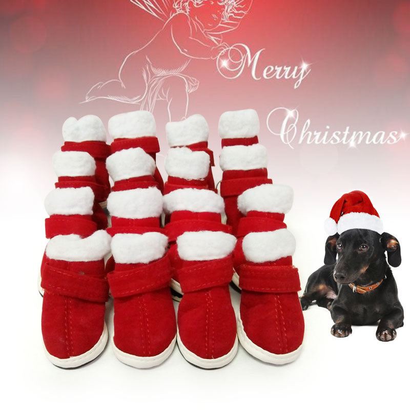 Warm Plush Christmas Shoes