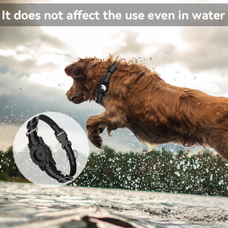 Apple Tag Reflective Collar