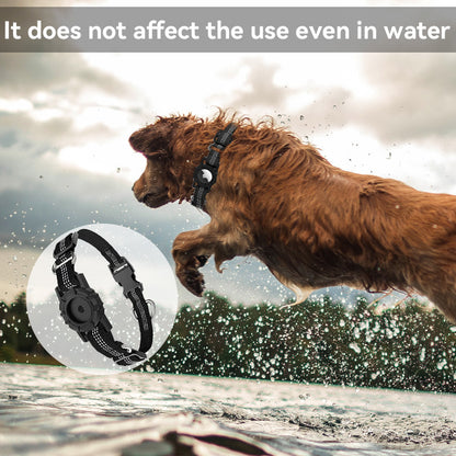 Apple Tag Reflective Collar