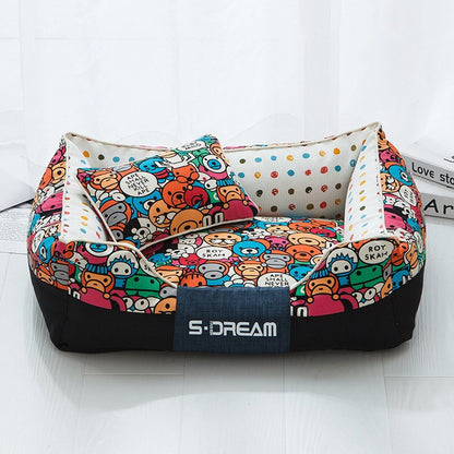 South Park and Prints Dog Bed