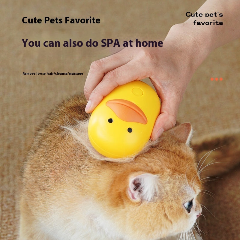 Cute Duck Pet Steam Brush